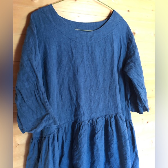 Len OK linen midi dress - Picture 2 of 4
